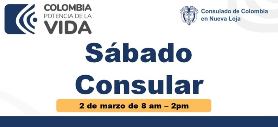 El próximo 2 de marzo participa de la jornada de Sábado Consular 