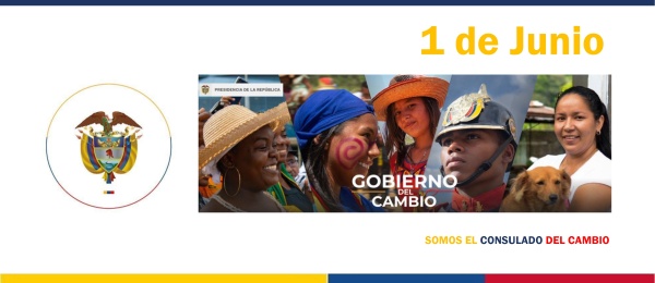 El Consulado de Colombia en Nueva Loja celebra sus 34 años con una jornada extendida de 8:00 a.m. a 4:00 p.m. el 1 de junio de 2023