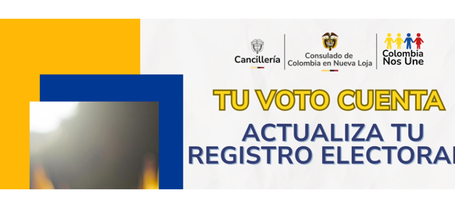 Inscriba su cédula para participar en las elecciones 2026