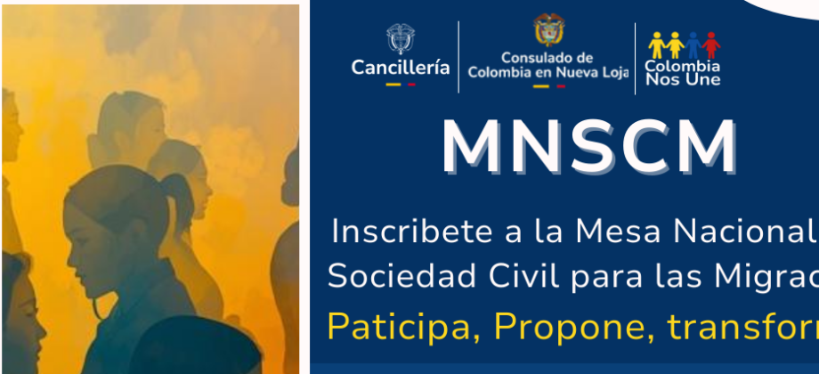 Invitación para nuestros connacionales a participar en la Mesa de la Sociedad Civil para las Migraciones