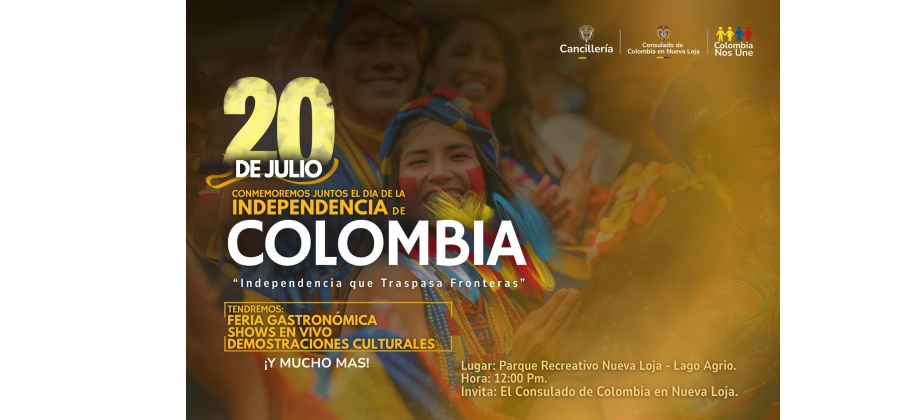 Colombia Nos Une: Independencia que Traspasa Fronteras - Conmemoración del 20 de Julio en el Exterior