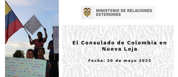Consulado de Colombia en Nueva Loja realiza la jornada de asistencia y atención a colombianos víctimas del conflicto armado 