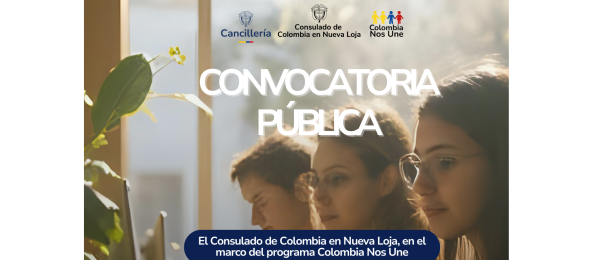 Consulado de Colombia en Nueva Loja abre convocatoria para ejecutar proyecto comunitario en la región amazónica